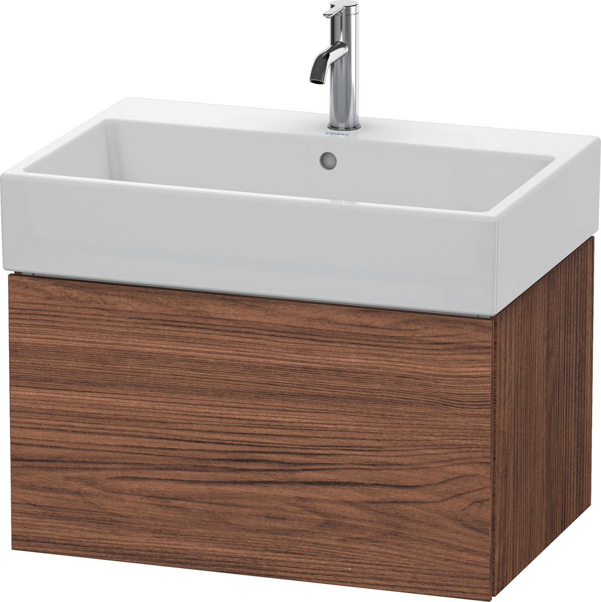 Duravit L-Cube Waschtischunterbau 684 mm weiß matt, 1 Auszug, wandhängend, Tip-On