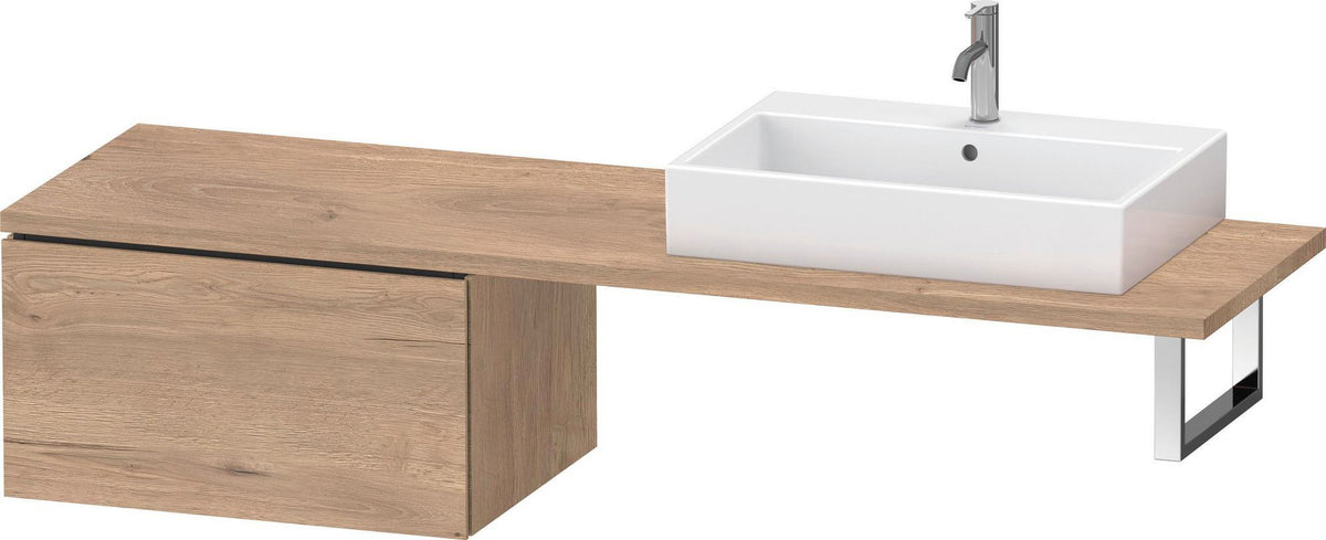 DURAVIT L-Cube Unterschrank 720 mm weiß matt – 1 Auszug, wandhängend, Tip-on