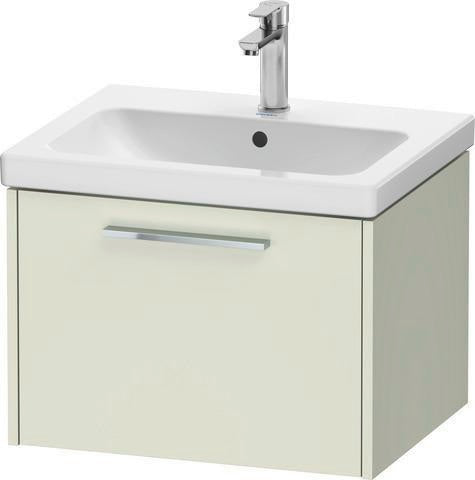 Duravit D-Code 2.0 Waschtischunterbau 584 mm Weiß Matt mit Auszug und Chromgriff