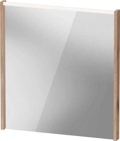 DURAVIT D-Code 2.0 Spiegel mit LED-Beleuchtung, 650 x 700 x 48 mm, Basalt Matt