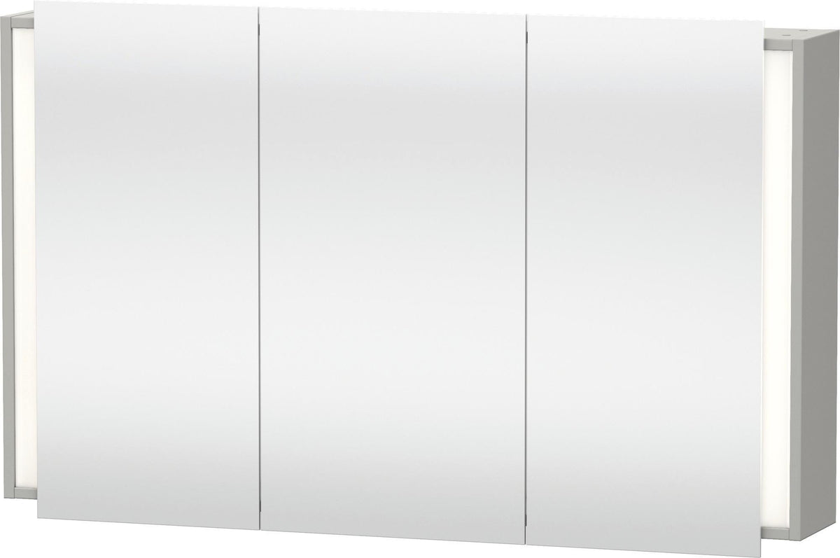 Duravit Ketho Spiegelschrank 1200 mm weiß hochglanz, 3 Türen, LED-Beleuchtung, Sensorschalter