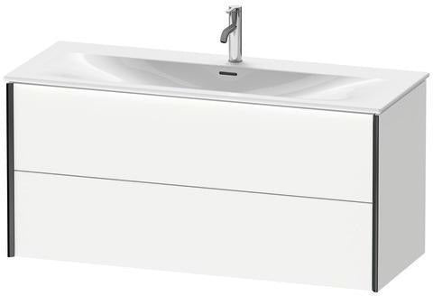 Duravit Waschtischunterbau XVIU 1210x557x480mm 2 Schubkästen Nussbaum Mitte
