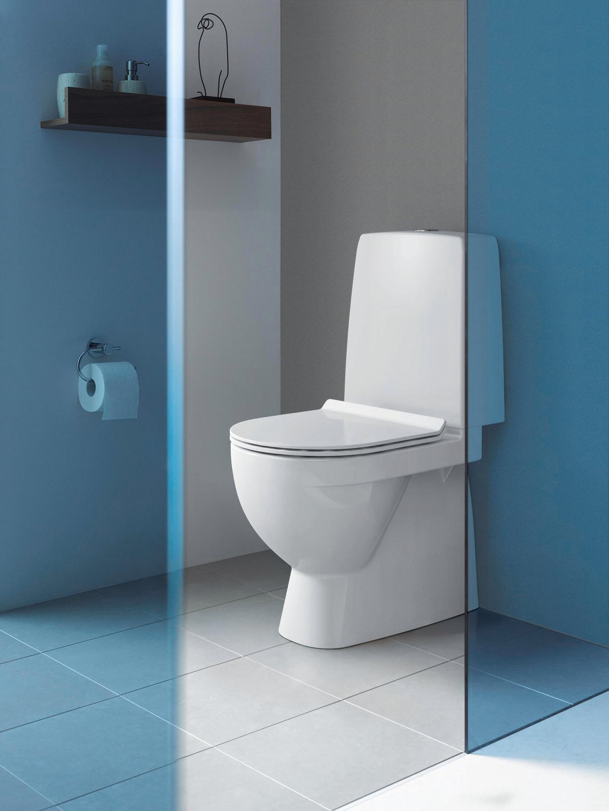 DURAVIT D-Code Papierrollenhalter 165x165x99 mm in Chrom – Wandmontage