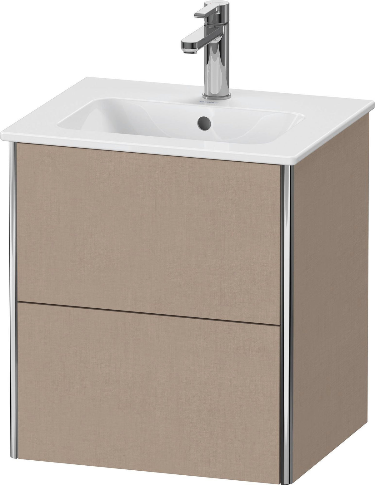 Duravit XSquare Waschtischunterbau wandhängend, 2 Schubkästen, Weiß Matt