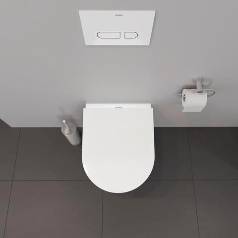 DURAVIT D-Code Bürstengarnitur bodenstehend in Chrom – 89 x 89 x 385 mm, Messing verchromt