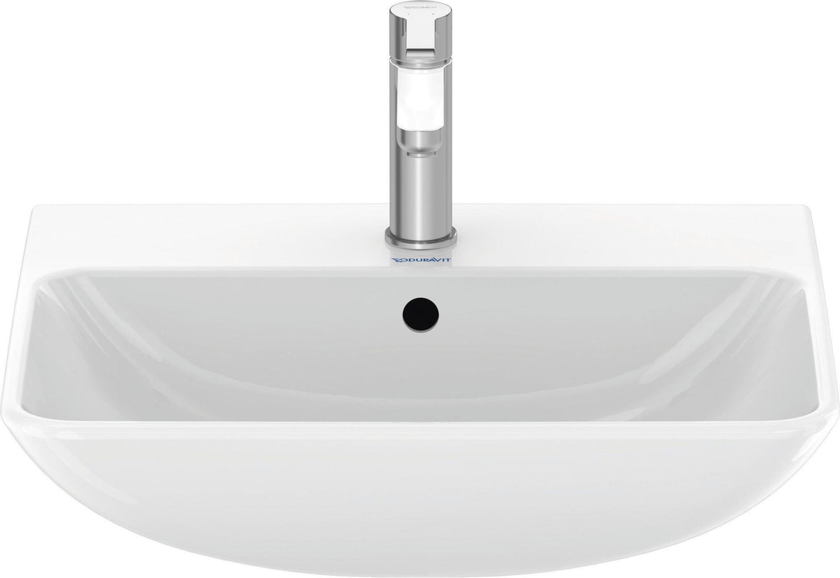 DURAVIT Waschtisch ME by Starck 550 mm Weiß Seidenmatt mit Überlauf und Hahnloch