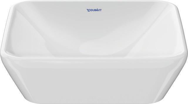 Duravit D-Neo Aufsatzbecken 400x400mm Weiß mit HygieneGlaze – Quadratisches Design