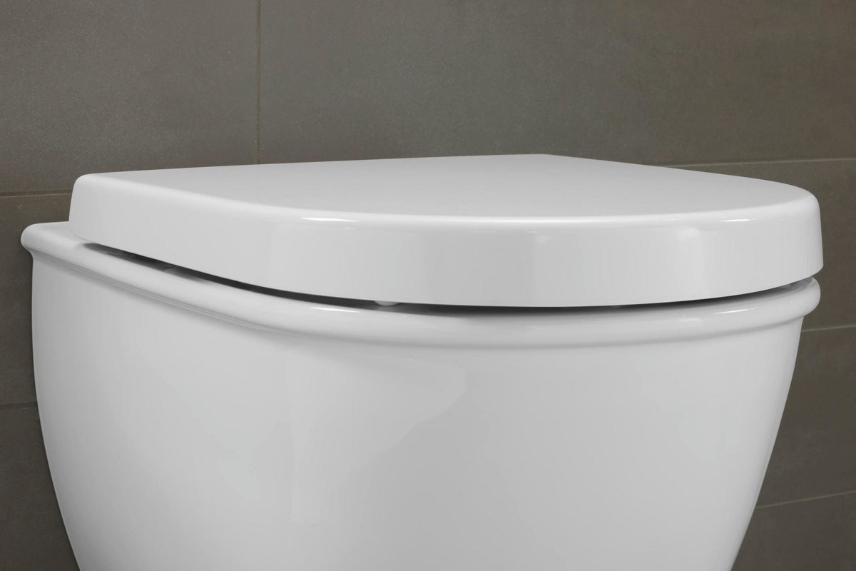 DURAVIT WC-Sitz Darling New weiß mit Absenkautomatik und Edelstahl-Scharnieren