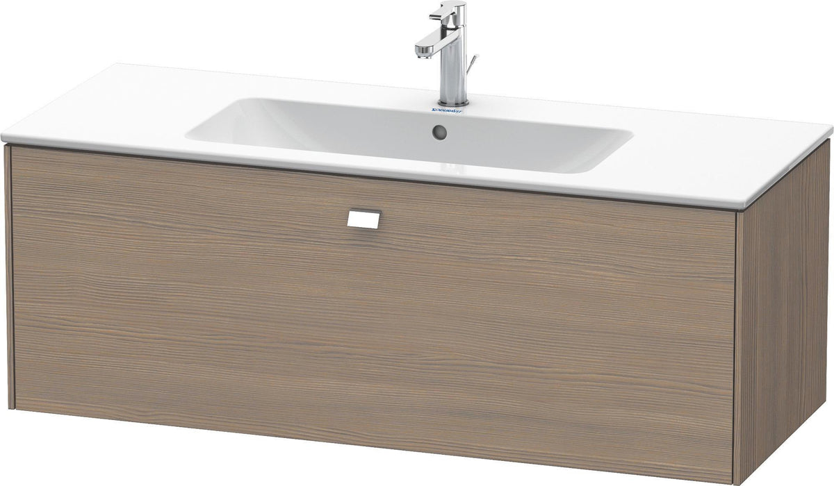 Duravit Brioso Waschtischunterbau 620 mm betongrau matt mit 1 Auszug und Soft-Close