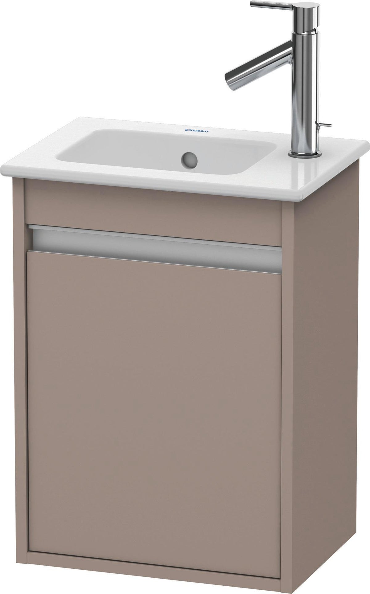 Duravit Ketho Waschtischunterbau 400 mm betongrau matt, 1 Tür links, für ME by Starck