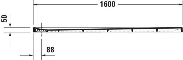 DURAVIT Stonetto Duschwanne 1400x800x50 mm Mineralguss Weiß Matt – Bodenbündig & Rutschhemmend
