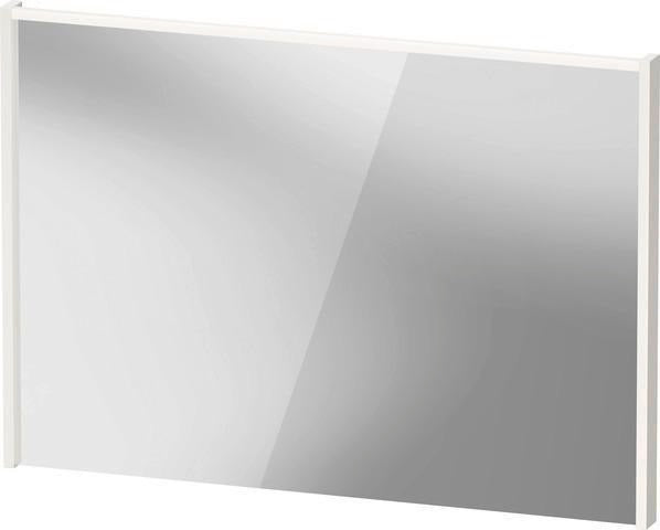 DURAVIT D-Code 2.0 Spiegel 1000x700 mm mit LED-Beleuchtung, Weiß Matt – Wandhängend, IP44