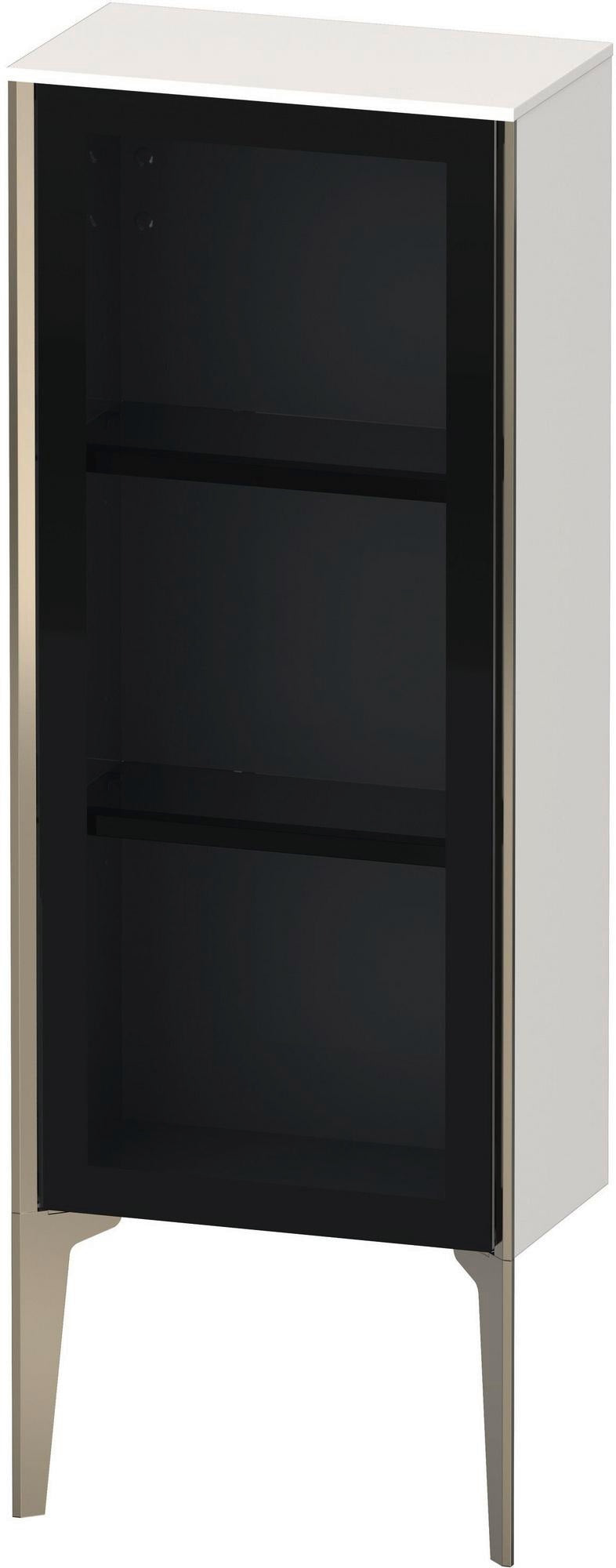 DURAVIT XViu Halbhochschrank 890x400x240 mm, Glastür, dolomiti grey hochglanz