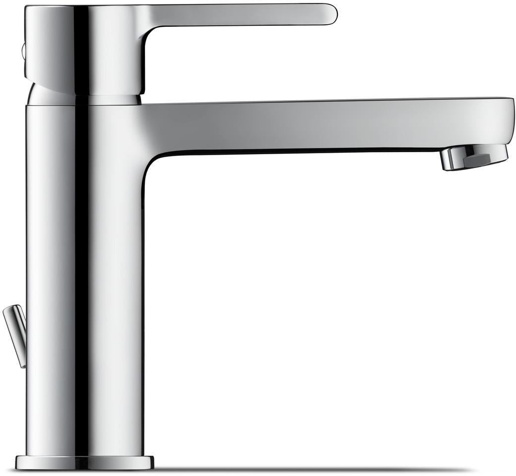 DURAVIT B.2 Einhebel-Waschtischmischer mit Zugstange, Chrom – 138,5 mm Ausladung