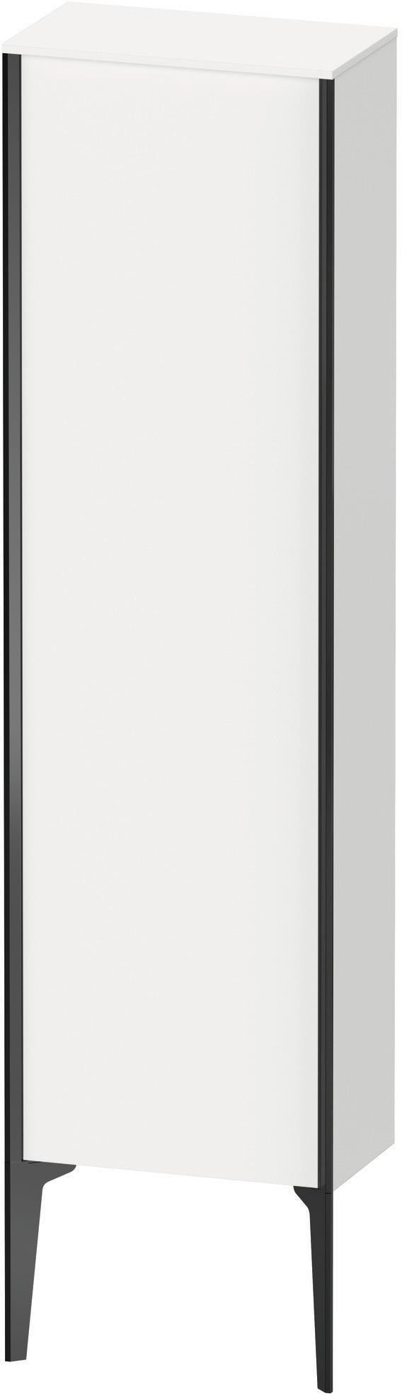 DURAVIT XViu Halbhochschrank 400 mm mit Tip-on Technik und Soft-Close, weiß matt