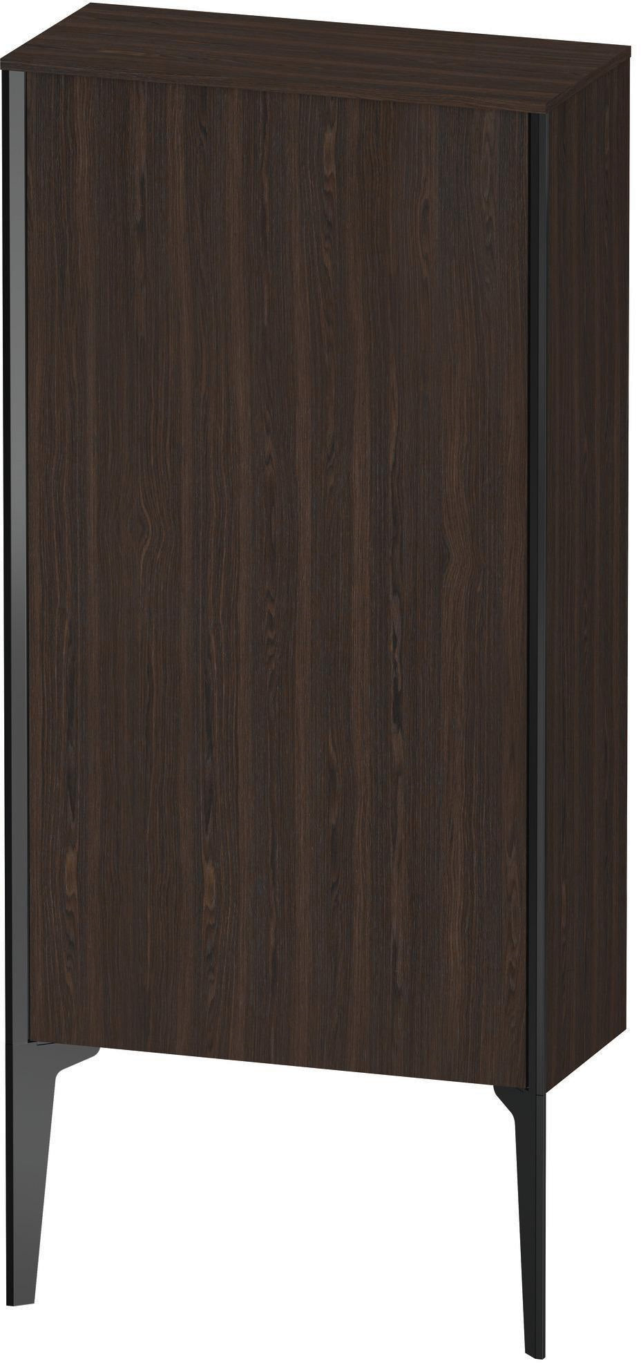 Duravit Halbhochschrank XViu 890 mm Nussbaum matt mit Tip-on und Soft-Close