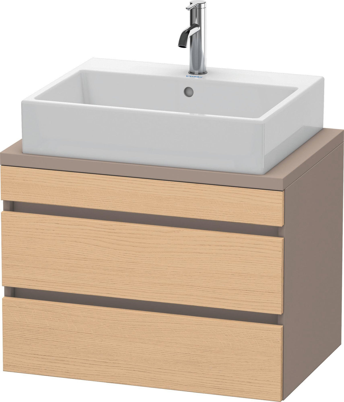 Duravit DuraStyle Konsolenunterschrank 700 mm betongrau matt mit 2 Schubkästen