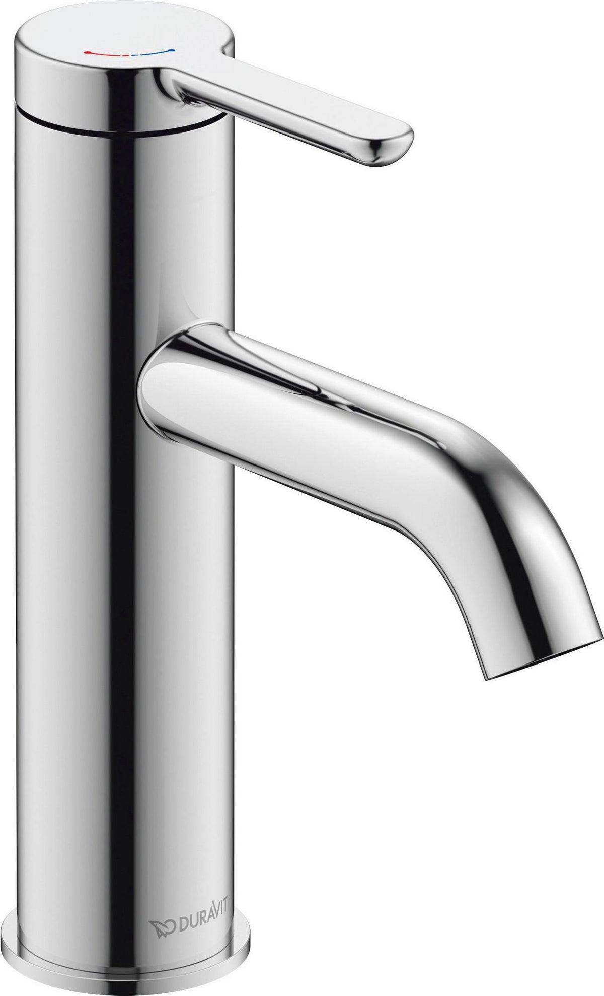 DURAVIT C.1 Einhebel-Waschtischmischer M FreshStart MinusFlow mit Zugstange Schwarz Matt