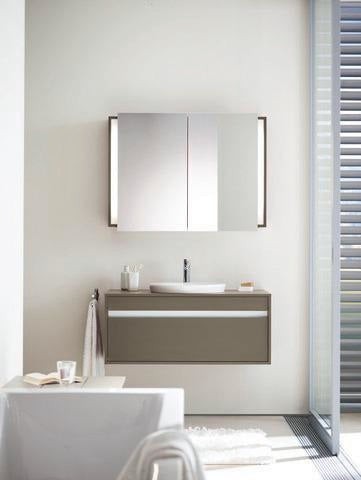 DURAVIT Einbauwaschtisch Starck 2 480 mm mit Überlauf und Hahnlochbank in Weiß