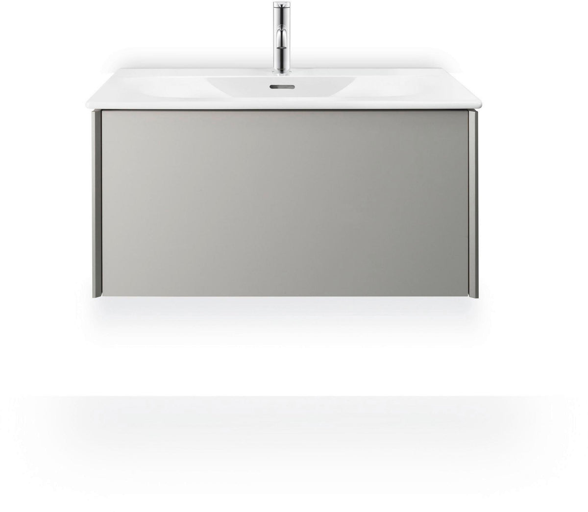 Duravit C.1 Einhebel-Waschtischmischer M mit Zugstange, Schwarz Matt