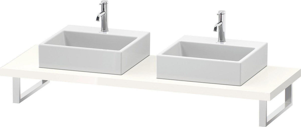 Duravit DuraStyle Konsole 2 Ausschnitte 45x550x800-2000 mm Weiß Matt