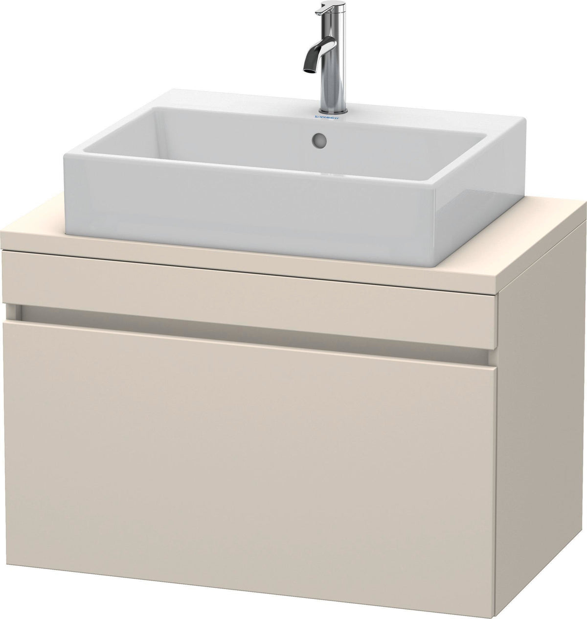 Duravit DuraStyle Waschtischunterbau 800 mm betongrau matt mit 1 Auszug und Soft-Close