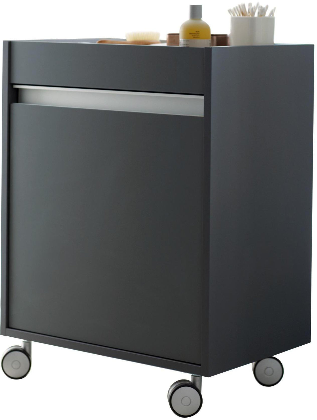 DURAVIT Rollcontainer Ketho 360x500x670mm, 1 Tür, Anschlag links, weiß matt