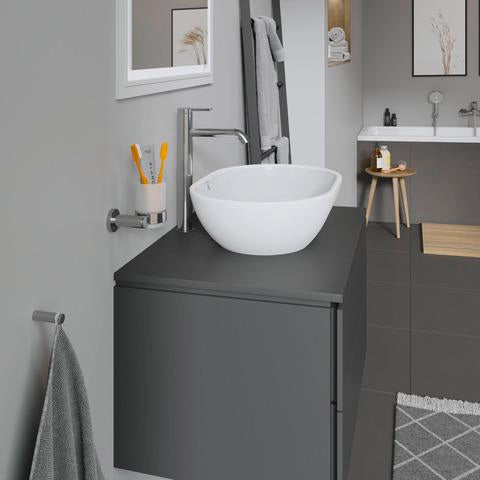 Duravit L-Cube Konsolenwaschtischunterbau 720 mm betongrau matt mit 2 Schubkästen und Tip-On-Technik