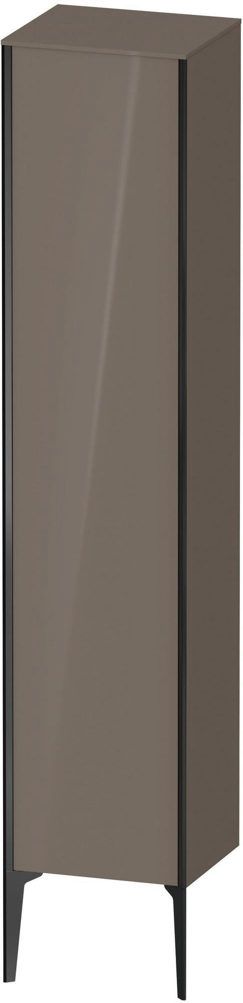 DURAVIT XViu Hochschrank 1770 mm, 1 Tür, dolomiti grey hochglanz, Push-Open, Soft-Close