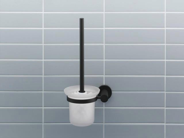 DURAVIT D-Code Bürstengarnitur wandhängend aus Messing in Chrom – 154 x 154 x 342 mm