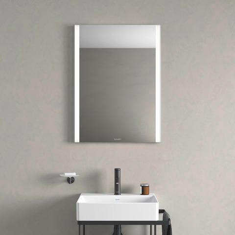 Duravit DuraSquare Waschtisch 500 mm Weiß ohne Überlauf mit Hahnlochbank – Aufsatzbecken