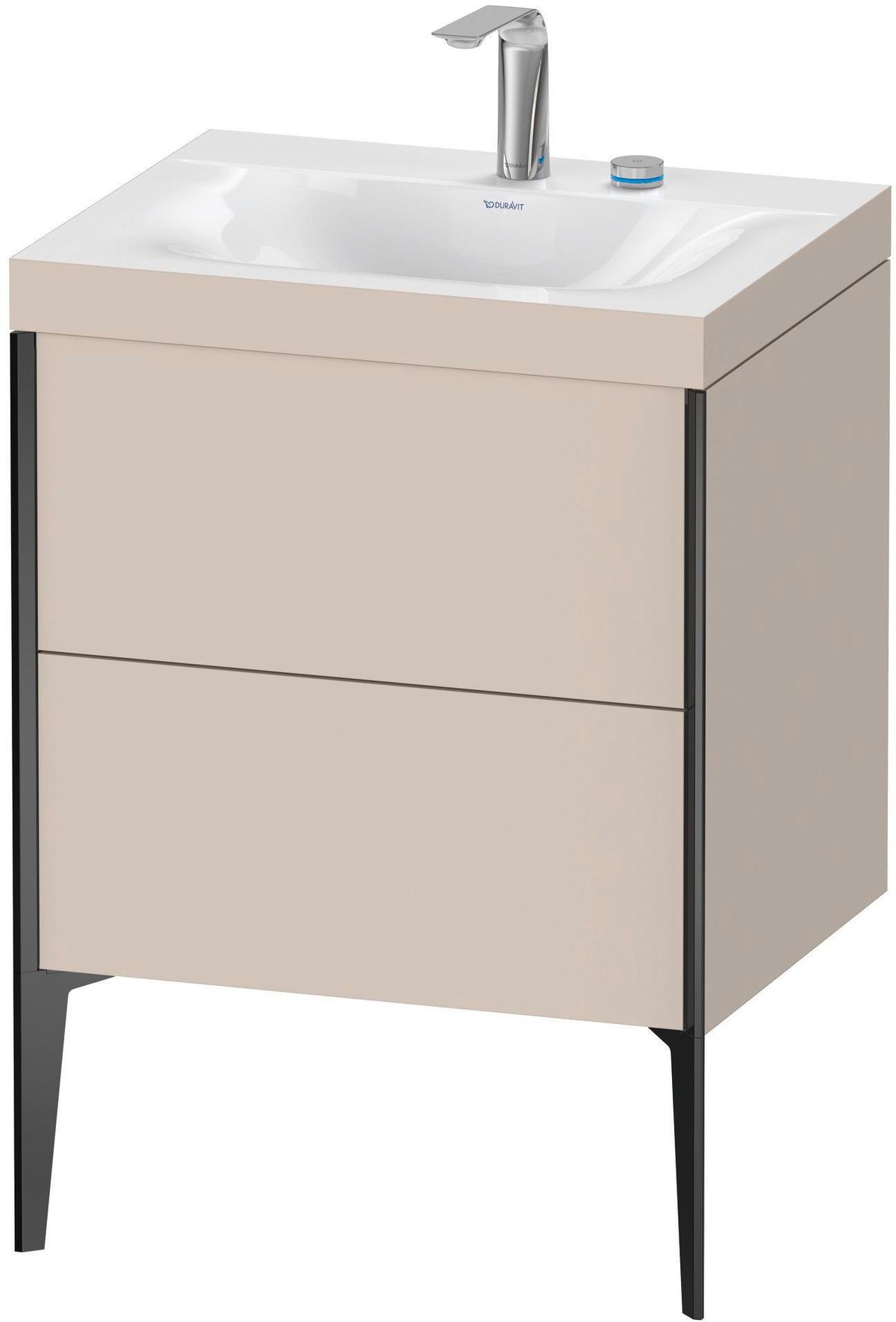 DURAVIT XViu c-bonded Waschtischunterbauset 600 mm mit Push-Open und Soft-Close