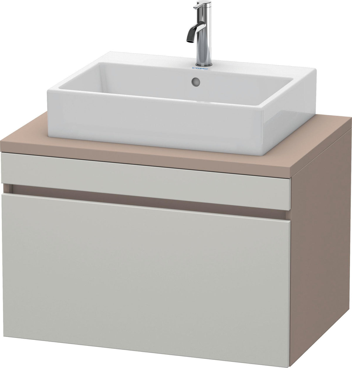 DURAVIT DuraStyle Konsolenunterschrank 800 mm betongrau matt mit 1 Auszug