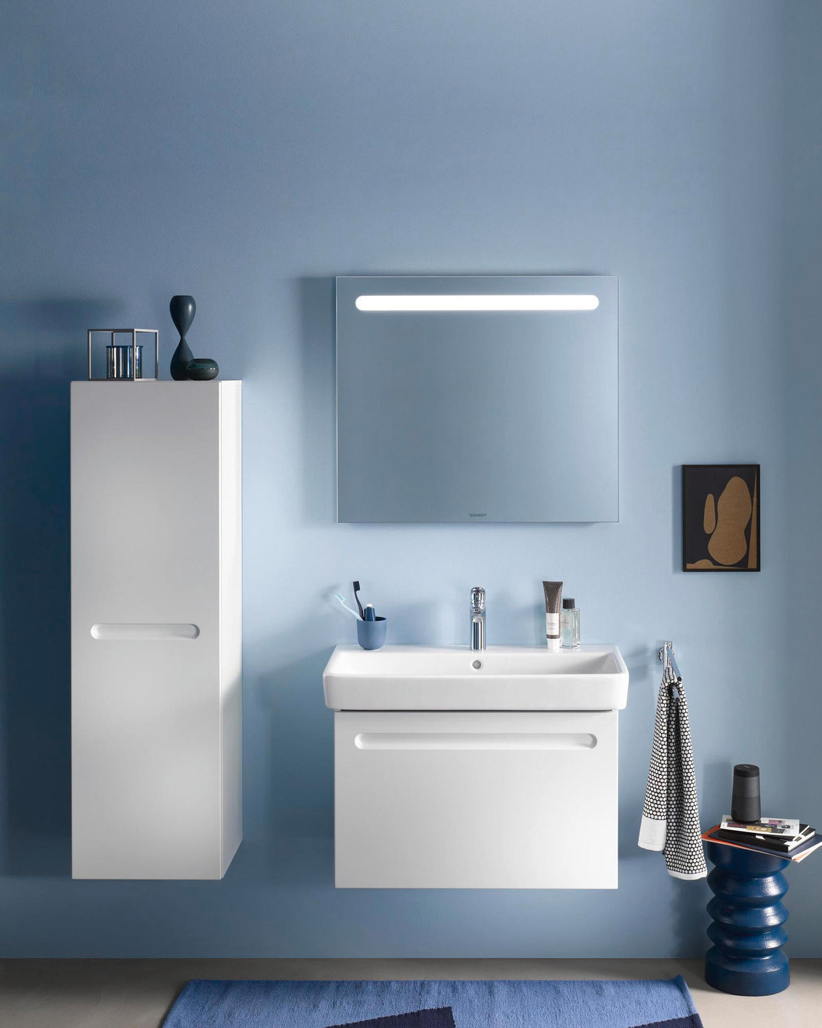 DURAVIT Duravit No.1 Spiegel mit Beleuchtung 700x450x35mm – Wandhängend, IP44, Lichtfeld