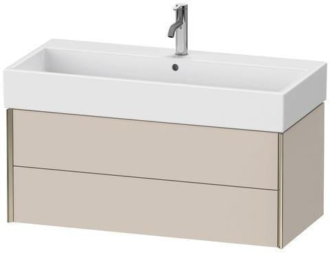 Duravit Waschtischunterbau XVIU 984x397x454mm 2 Schubkästen Programm Charcoal Matt