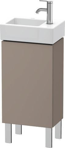 Duravit L-Cube Waschtischunterbau 582x364x241mm betongrau matt, Anschlag links, 1 Tür