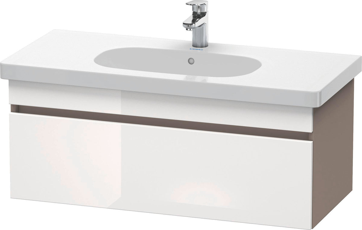 DURAVIT DuraStyle Waschtischunterbau 1000 mm wandhängend mit 1 Auszug und Soft-Close in Weiß Matt