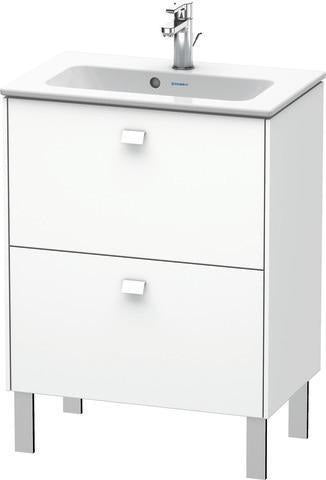 Duravit Waschtischunterbau Brioso Compact 683 mm betongrau matt mit 2 Auszügen