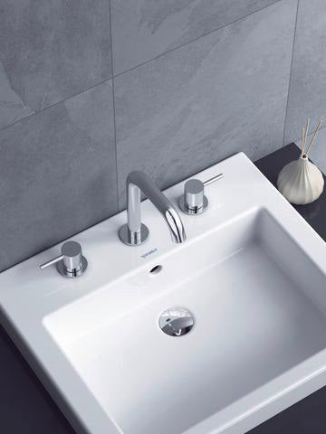 DURAVIT Circle 3-Loch Waschtischarmatur Keramikmischsystem Chrom Hochglanz