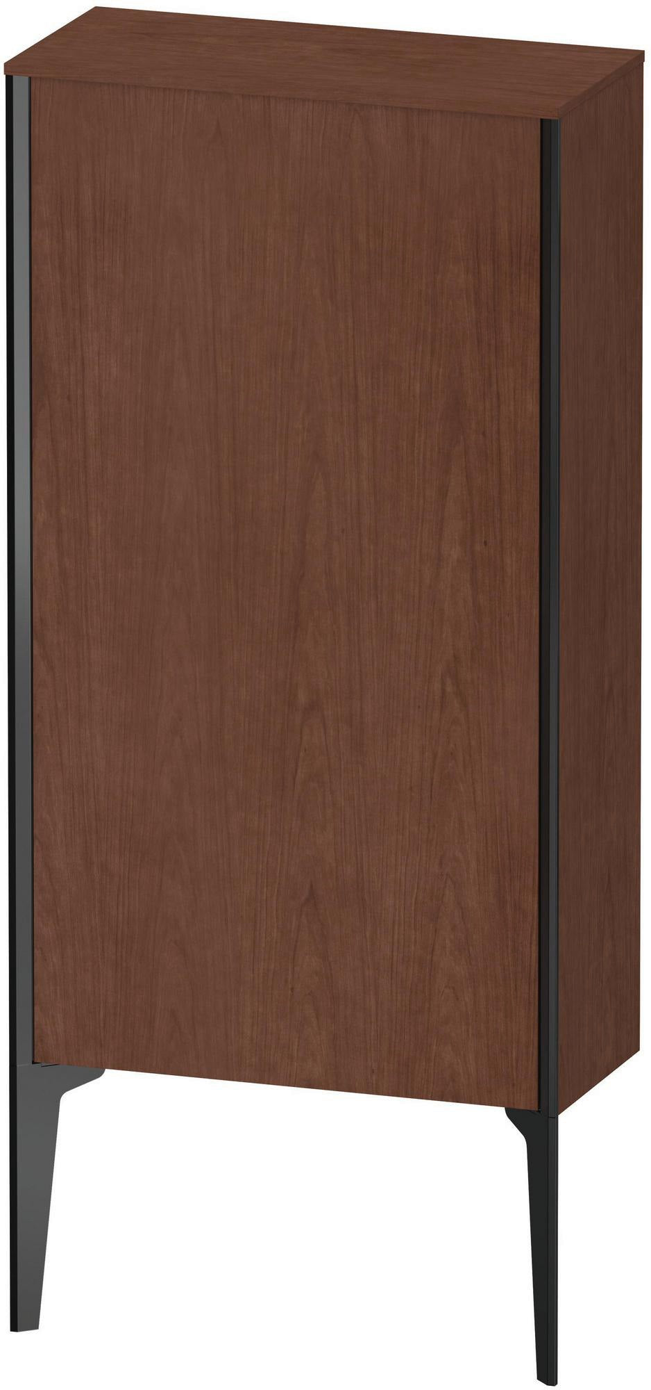 DURAVIT XViu Halbhochschrank 500x240x890 mm Nussbaum gebürstet mit Tip-on und Soft-Close