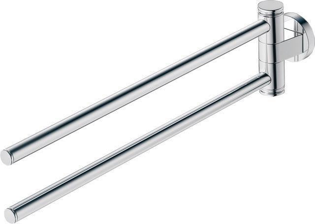 DURAVIT D-Code Handtuchhalter 2-armig schwenkbar 447 mm Chrom