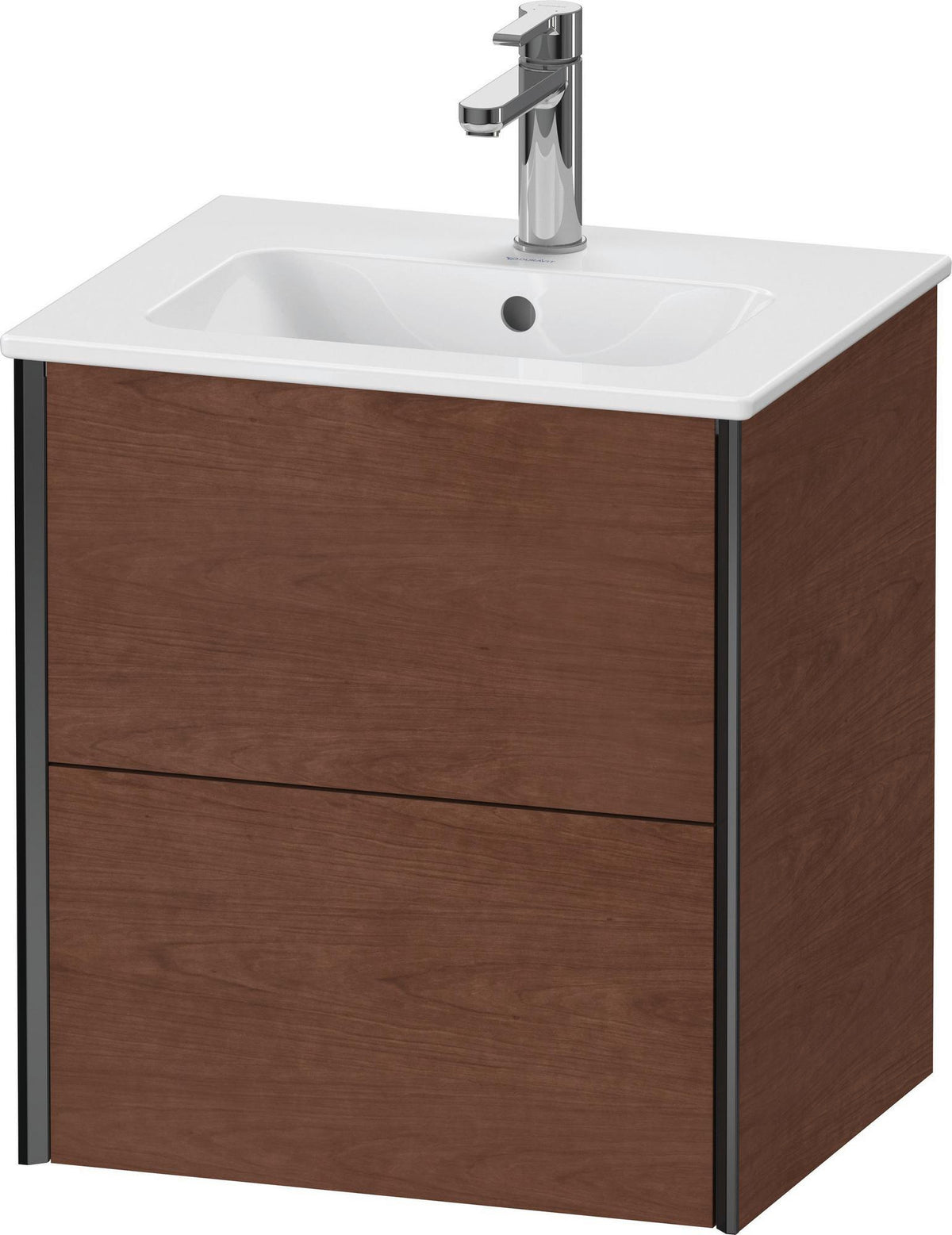 DURAVIT XViu Waschtischunterbau wandhängend 510 mm mit 2 Schubkästen und Tip-on Technik