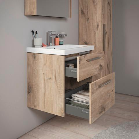 DURAVIT D-Code 2.0 Waschtischunterbau wandhängend 584 mm mit Soft-Close