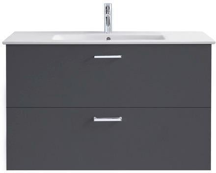 Duravit XBase Waschtischunterbau wandhängend 600 mm, 2 Schubkästen, weiß matt, Soft-Close