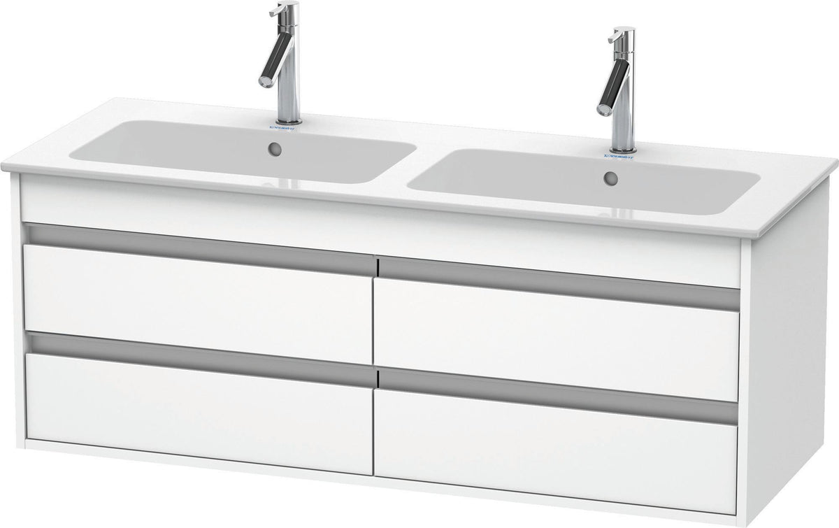 DURAVIT Ketho Waschtischunterbau 1270 mm, 4 Schubkästen, weiß matt, wandhängend, ME by Starck