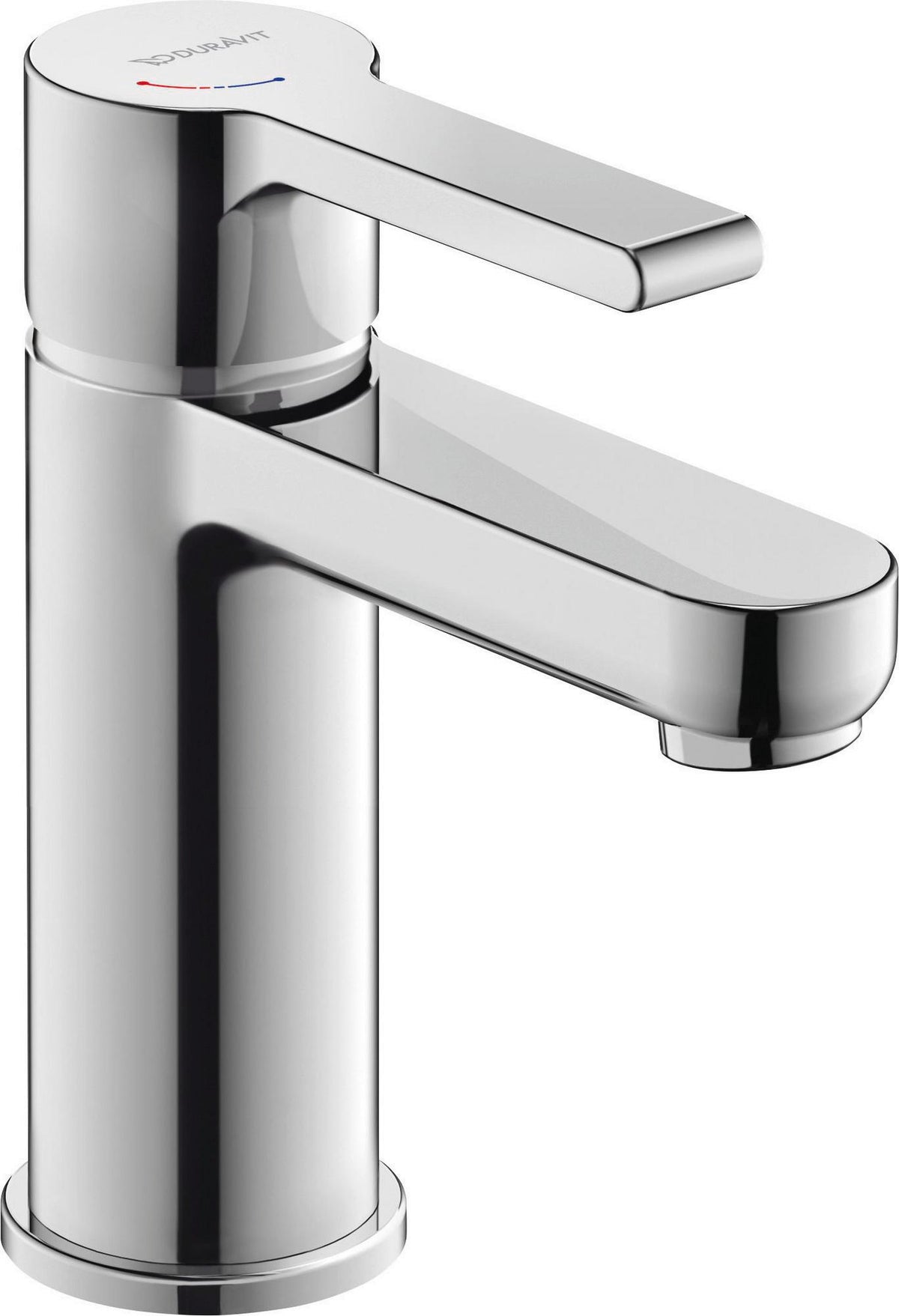 DURAVIT B.2 Einhebel-Waschtischmischer mit FreshStart und MinusFlow, Chrom – 101 mm Ausladung