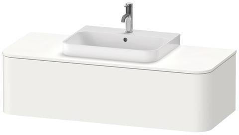 Duravit Waschtischunterbau Happy D.2 Plus 1300 mm taupe supermatt mit Tip-On-Technik