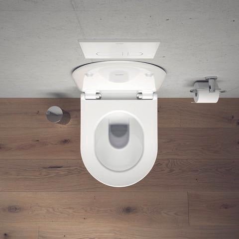 DURAVIT Wand-WC Soleil by Starck 480 mm spülrandlos von Philippe Starck – Weiß Glänzend