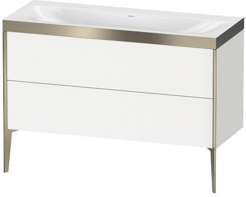 Duravit Möbelwaschtischset XVIU 1200x480mm Chaos mit Unterbau und Raumsparsiphon