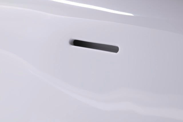 DURAVIT White Tulip Freistehbadewanne 1600x800 mm Sanitäracryl Weiß mit 2 Rückenschrägen